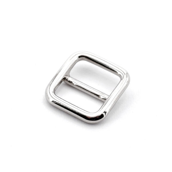 DESIGN-Schiebeschnallefür 15 mm | nickel pol. DESIGN-Schiebeschnallefür 15 mm | nickel pol.