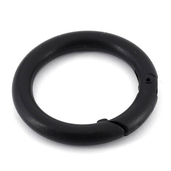 Karabiner-Ring, 30 mm, schwarz