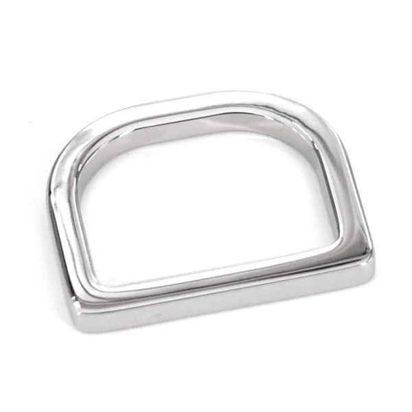 PREMIUM D-Ring für 25mm | nickel poliert