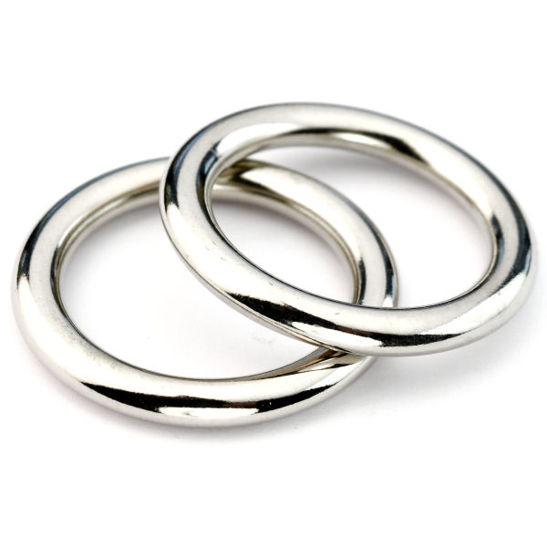 DESIGN-Ring 25 mm, nickel poliert