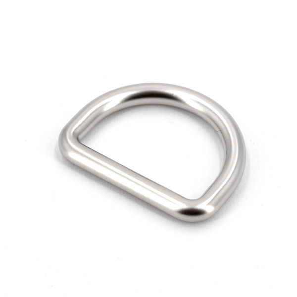 DESIGN D-Ring 25 mm, nickel matt