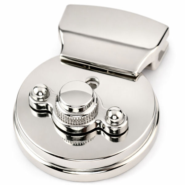 PREMIUM-Mappenschloss | nickel hochglanzpoliert