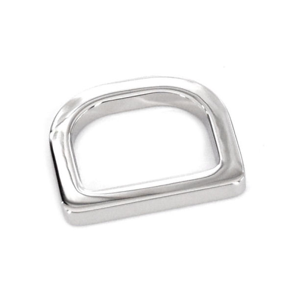 PREMIUM D-Ring für 20mm | nickel poliert