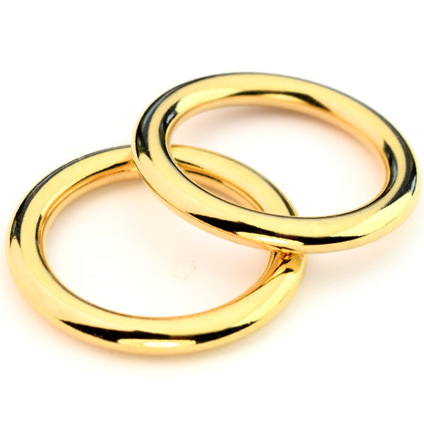 DESIGN-Ring, gold poliert, für 25 mm DESIGN-Ring, gold poliert, für 25 mm