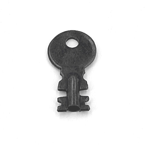 Ersatzschlüssel für KLASSIK-Kofferschloss brüniert