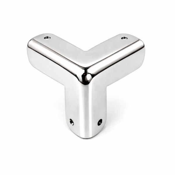 PREMIUM-Kofferecke 25 mm | nickel poliert