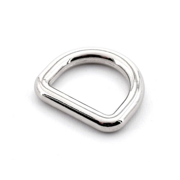 DESIGN D-Ring 25 mm, nickel poliert