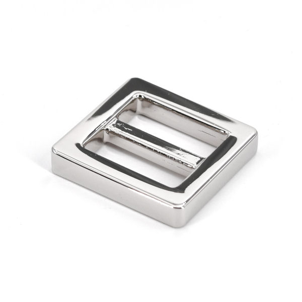 DESIGN-Schiebeschnalle, nickel poliert, für 20 mm DESIGN-Schiebeschnalle, nickel poliert, für 20 mm