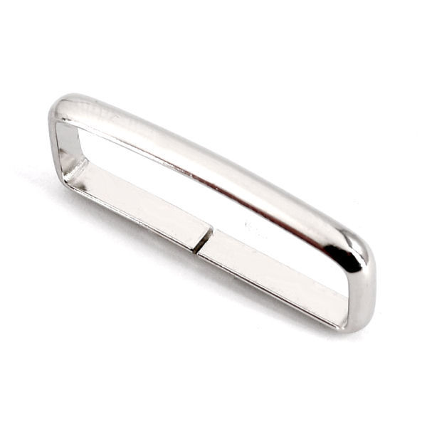 Schlaufe, Flachdraht 50mm | Stahl vernickelt Schlaufe, Flachdraht 50mm | Stahl vernickelt