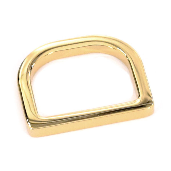 PREMIUM D-Ring für 25mm | vergoldet 24 kt PREMIUM D-Ring für 25mm | vergoldet 24 kt