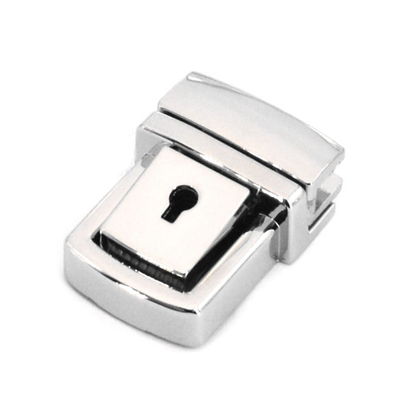 kleines Steckschloss 28x38 mm | nickel poliert kleines Steckschloss 28x38 mm | nickel poliert