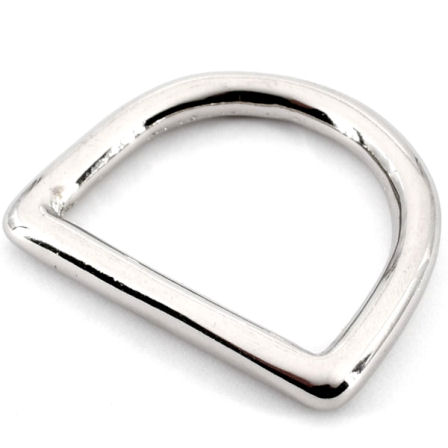 D-9630-mgni-8-TV-448-D-Ringe-halbrunde-Ringe-Messing-vernickelt-gegossen-massiv-Halsband-Hundeleine-Lederwaren-TaschenzSsvBIBMg2w7b D-Ring für 16 mm, MESSING massiv, vernickelt