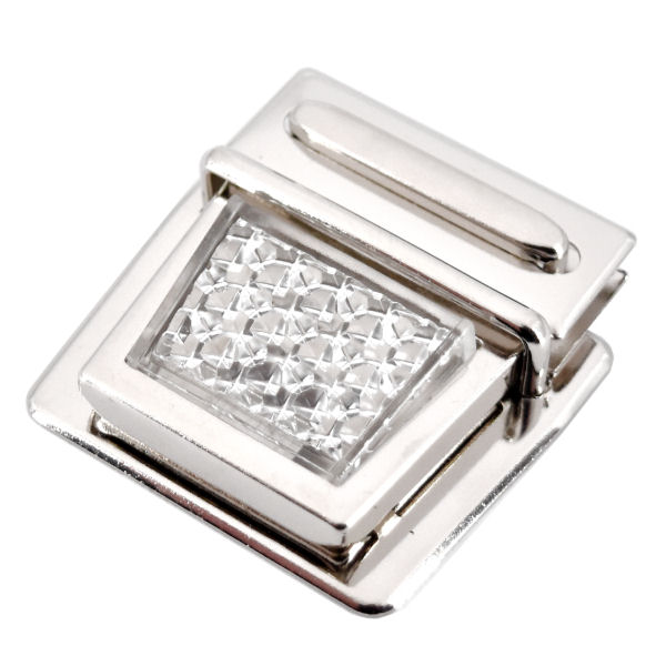 470-K-8-TV-600-Reflektor-weiss-Schloss-Steckschloss-Verschluss-Schliesse-Schnalle-Tasche-Ranzen-Tornister-Hersteller-shop-kaufen Reflektor-Steckschloss weiss