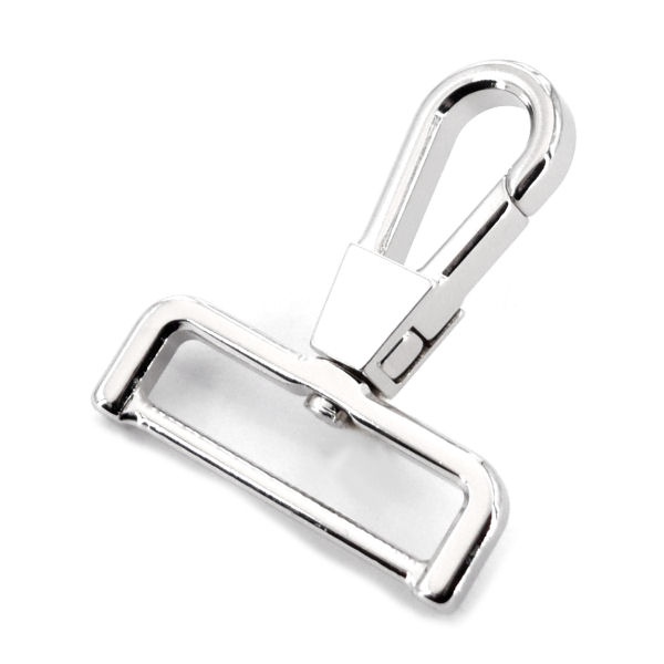 PREMIUM-Karabinerhaken für 30 mm | nickel poliert PREMIUM-Karabinerhaken für 30 mm | nickel poliert