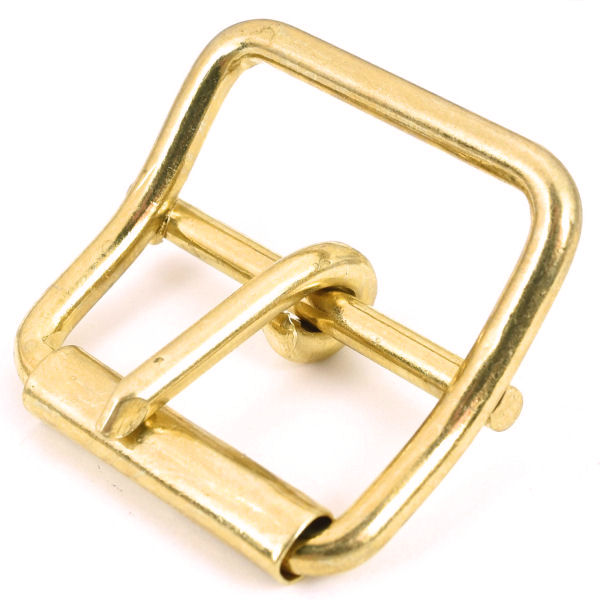 Doppel-Rollschnalle, vermessingt, für 30 mm Doppel-Rollschnalle, vermessingt, für 30 mm