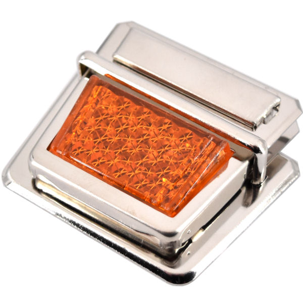 472-K-8-TV-600-Reflektor-orange-Schloss-Steckschloss-Verschluss-Schliesse-Schnalle-Tasche-Ranzen-Tornister-Hersteller-shop-kaufen Reflektor-Steckschloss orange