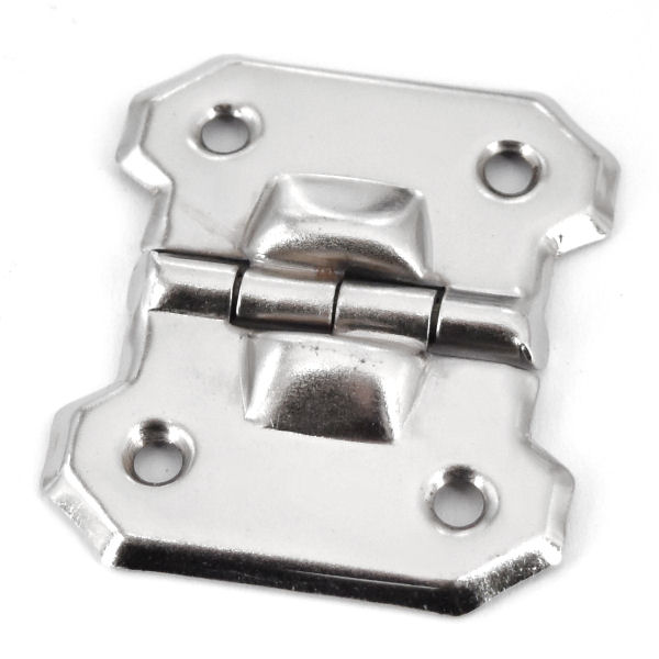 KLASSIK-Kofferscharnier 90°, vernickelt, 44 mm KLASSIK-Kofferscharnier 90°, vernickelt, 44 mm
