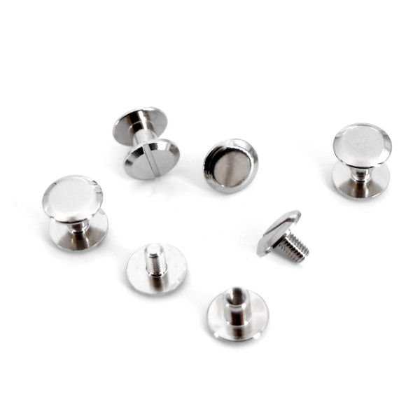 PREMIUM-Schraubniete 10 x 6 mm | nickel pol. PREMIUM-Schraubniete 10 x 6 mm | nickel pol.