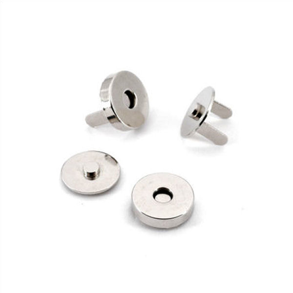 103-12-ni-8-TV-600-Mini-Magnetschloss-Schliesse-Schnalle-12-mm-silber-nickel-chrom-Tasche-Mappe-Lederwaren-Hersteller-shop-kaufen Micro-Magnetschloss, vernickelt 11 mm