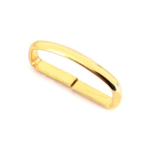 561-mm-go-8-TV-600-Schlaufe-Schnalle-Schliesse-se-G-rtel-Riemen-Gurt-gold-messing-Flachdraht-mm Schlaufe, Flachdraht, gold pol., für 25 mm