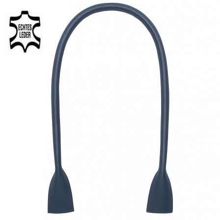 Taschenhenkel 80 cm, ECHT LEDER marineblau