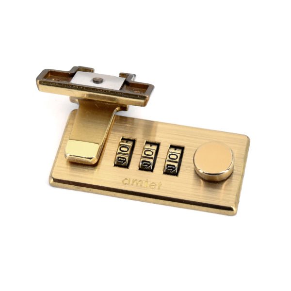 amiet-Zahlenschloss, MESSING | 53x26 mm amiet-Zahlenschloss, MESSING | 53x26 mm