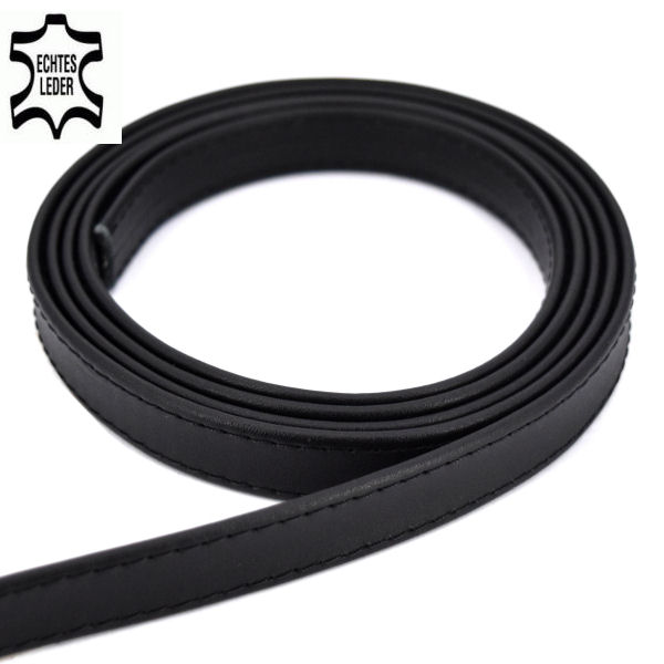 Taschenriemen 14 mm LEDER | schwarz Taschenriemen 14 mm LEDER | schwarz