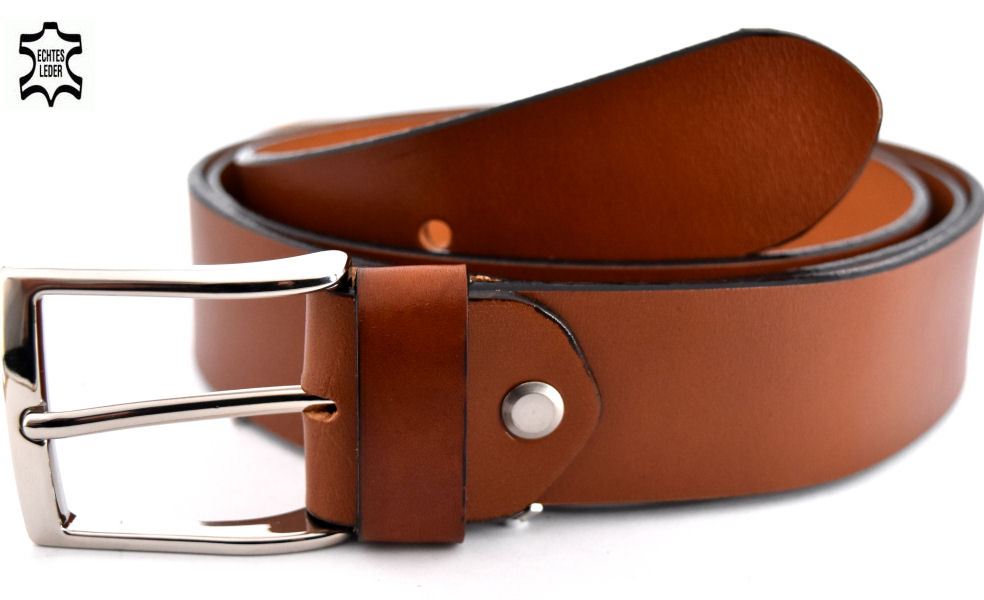 GL-9083-35-br-600-G-rtel-Echt-Leder-Germany-35-mm-braun-natur Gürtel ECHT LEDER - 3,5 cm