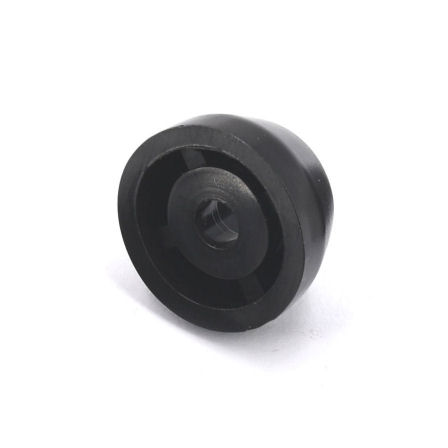 Bodengleiter, Kunststoff, 18 mm, schwarz