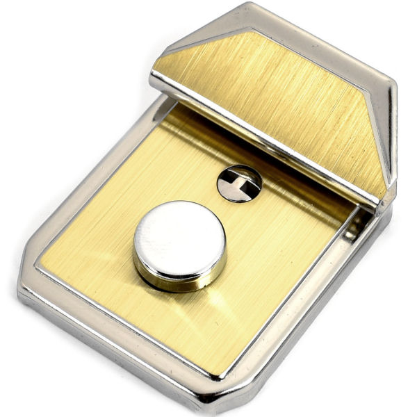 Taschen-Mappenschloss bicolor | 34 x 35 mm Taschen-Mappenschloss bicolor | 34 x 35 mm