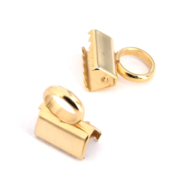 Griffhalter für 10 mm | gold pol. Griffhalter für 10 mm | gold pol.