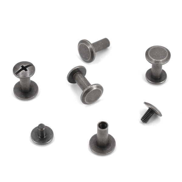 Schraubniete 10 x 10 mm | nickel matt Schraubniete 10 x 10 mm | nickel matt