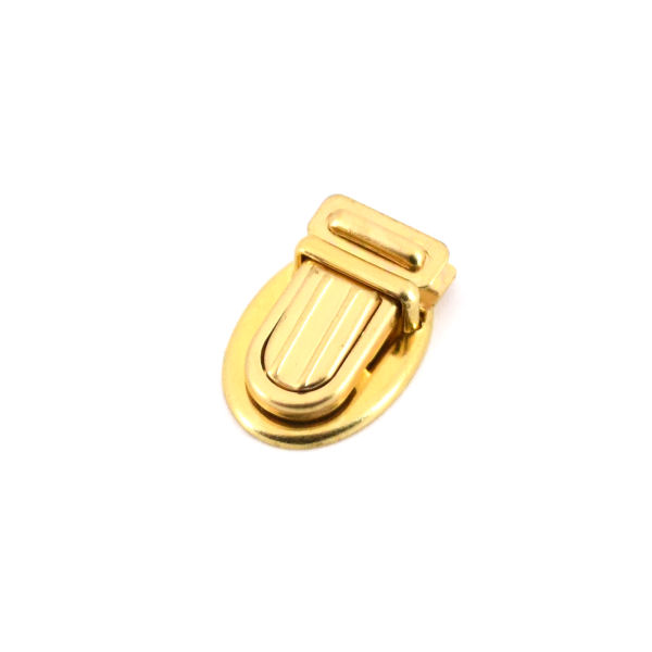 467-K-go-8-TV-600-Steckschl-sser-Verschl-sse-Schnallen-gold-messing-Taschen-Mappen-Tornister Mini-Steckschloss 14 x 24 mm, gold