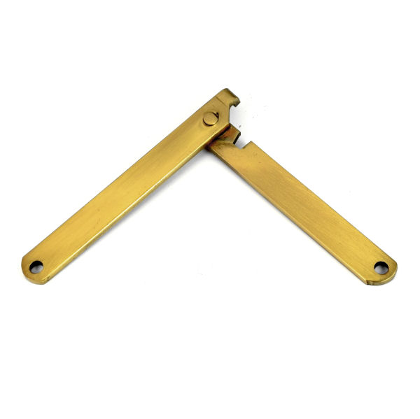 PREMIUM-Deckelhalter 55mm, MESSING satiniert PREMIUM-Deckelhalter 55mm, MESSING satiniert