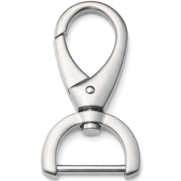 DESIGN-Karabinerhaken für 20 mm | nickel matt