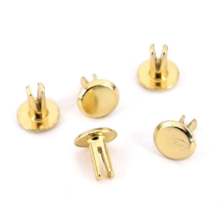 ZNE-5-9-go-8-TV-448-Spaltniet-Zweispitzniet-Sattelniet-9mm-messing-gold-Hersteller-shop-kaufen Zweispitzniet 8 x 6,5 mm | Ø 3,8 mm | vermessingt