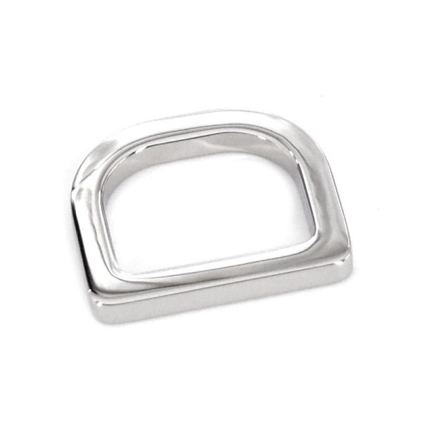 PREMIUM D-Ring für 20mm | nickel poliert PREMIUM D-Ring für 20mm | nickel poliert