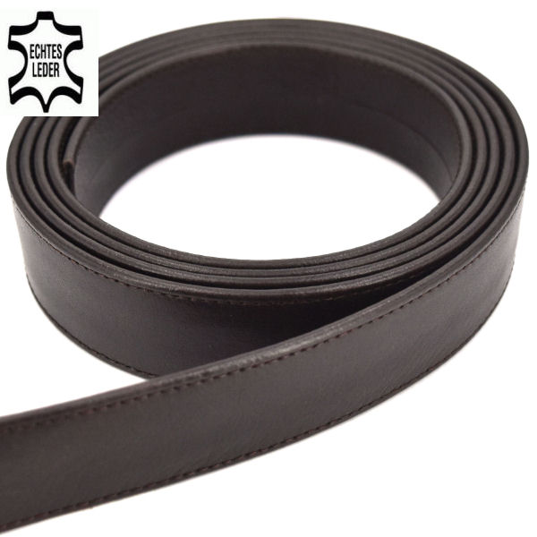 Taschenriemen 25 mm LEDER | dunkelbraun Taschenriemen 25 mm LEDER | dunkelbraun