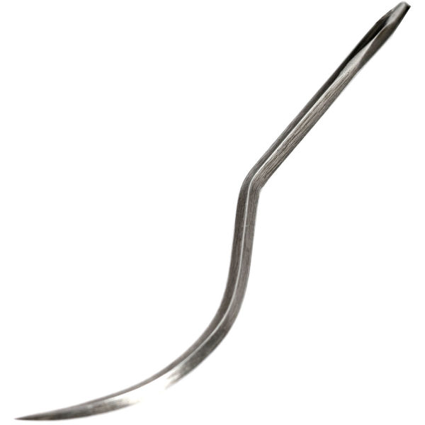 gebogene Sattlerahle - Schwertahle - Schneidahle 65 mm
