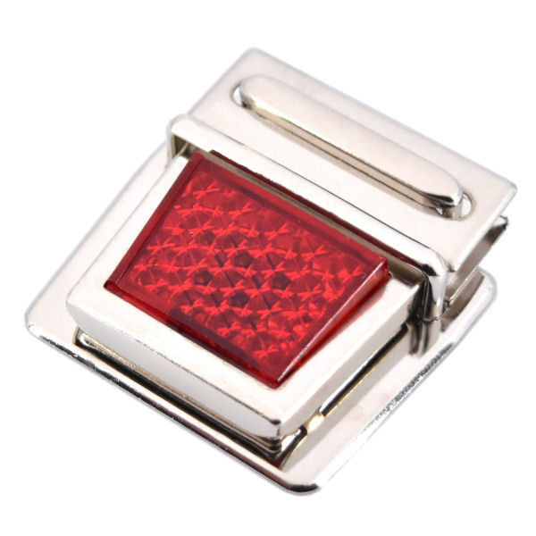 471-K-8-TV-600-Reflektor-rot-Schloss-Steckschloss-Verschluss-Schliesse-Schnalle-Tasche-Ranzen-Tornister-Hersteller-shop-kaufen Reflektor-Steckschloss rot