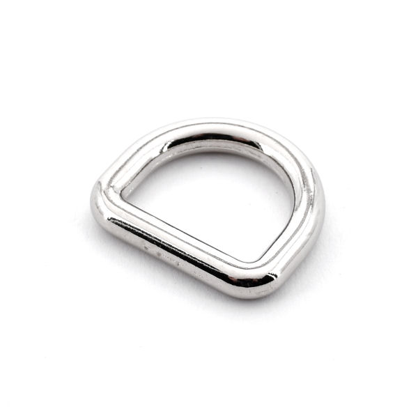 R-7563-20-ni-8-TV-600-DESIGN-Qualit-t-halbrund-Ring-D-Ring-Griffring-se-20mm-Gurte-Henkel-Taschen-Lederwaren-OEM-Hersteller-shop-kaufen DESIGN D-Ring 20 mm, nickel poliert