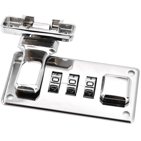 Koffer-Zahlenschloss nickel pol. | 66x33 mm Koffer-Zahlenschloss nickel pol. | 66x33 mm