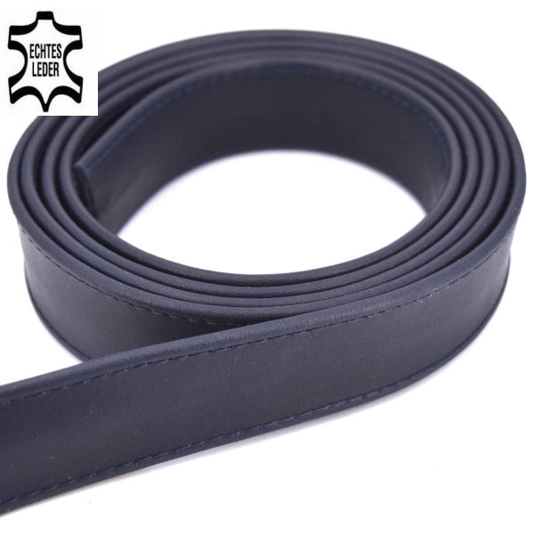 Taschenriemen 25 mm LEDER | dunkelblau Taschenriemen 25 mm LEDER | dunkelblau
