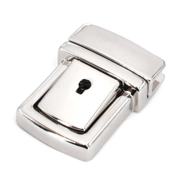 Steckschloss, massiv 34x45 mm | nickel poliert Steckschloss, massiv 34x45 mm | nickel poliert