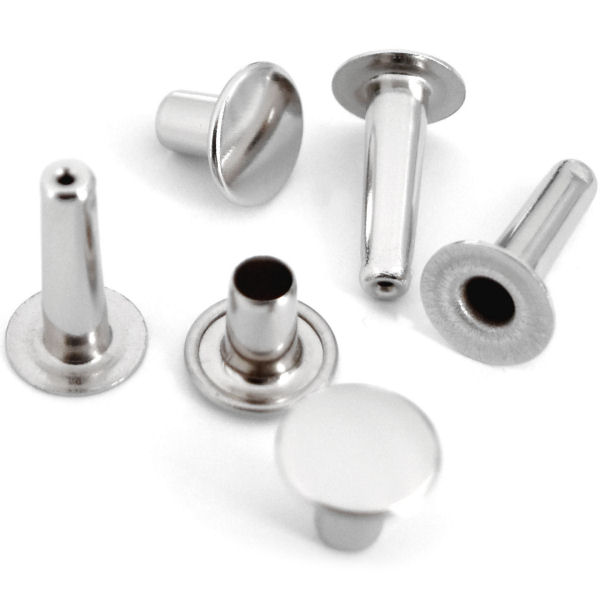 JUMBO-Hohlniet Ø 12 mm Lg. 22 mm | vernickelt JUMBO-Hohlniet Ø 12 mm Lg. 22 mm | vernickelt