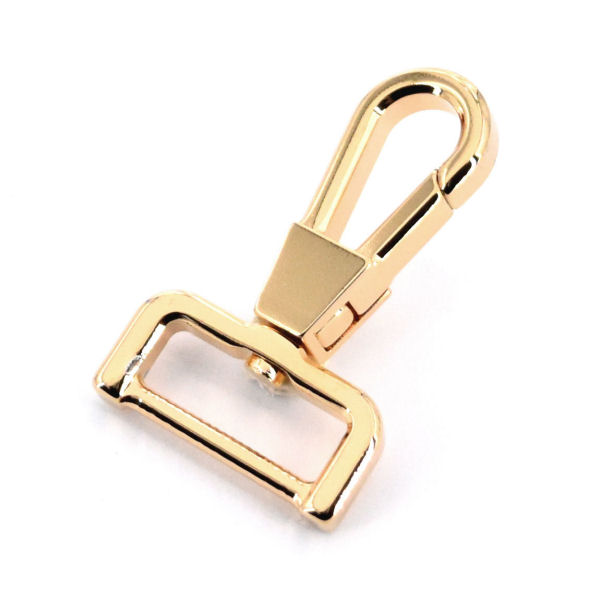 PREMIUM-Karabinerhaken für 20 mm | vergoldet 24 kt PREMIUM-Karabinerhaken für 20 mm | vergoldet 24 kt