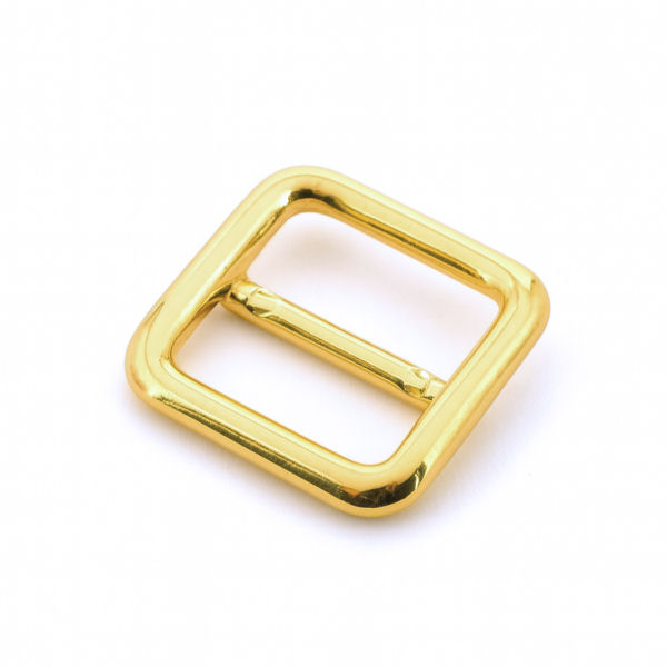 DESIGN-Schiebeschnalle für 20 mm | gold poliert DESIGN-Schiebeschnalle für 20 mm | gold poliert