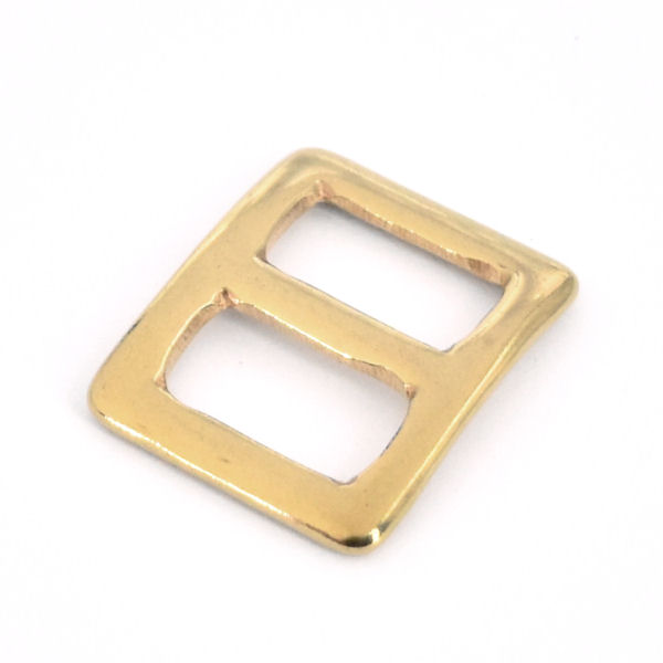 Schiebeschnalle für 16 mm | MESSING massiv Schiebeschnalle für 16 mm | MESSING massiv