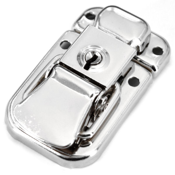 Aufbauschloss 60x35 mm | nickel Aufbauschloss 60x35 mm | nickel