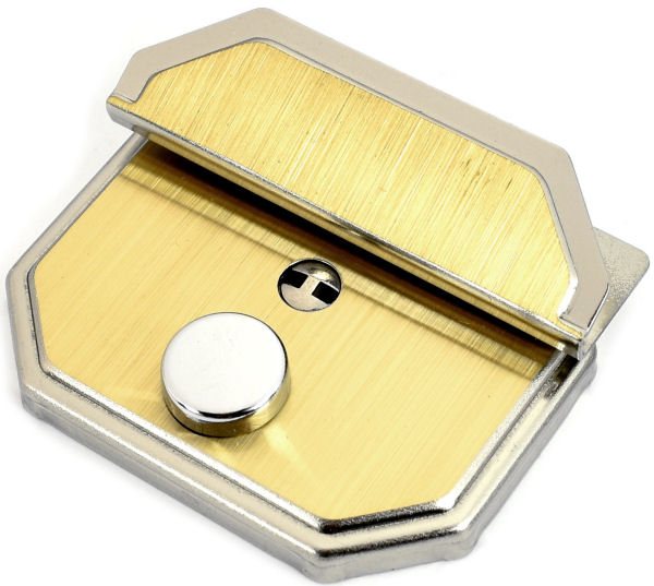 Taschen-Mappenschloss bicolor | 50 x 40 mm Taschen-Mappenschloss bicolor | 50 x 40 mm